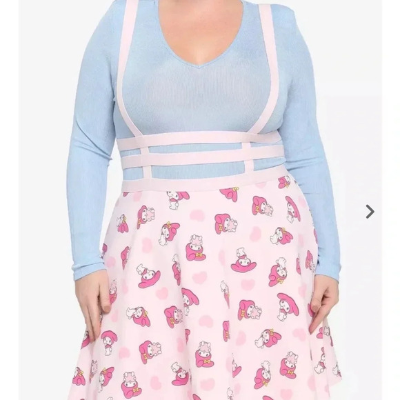 My Melody Strappy Suspender Skirt Size MD - Picture 5 of 5
